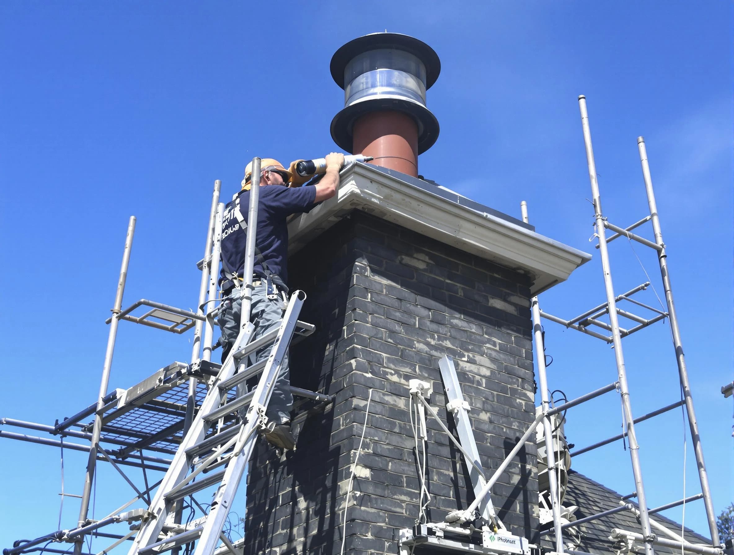 Sturdy chimney crown finished by Long Branch Chimney Sweep in Long Branch, NJ