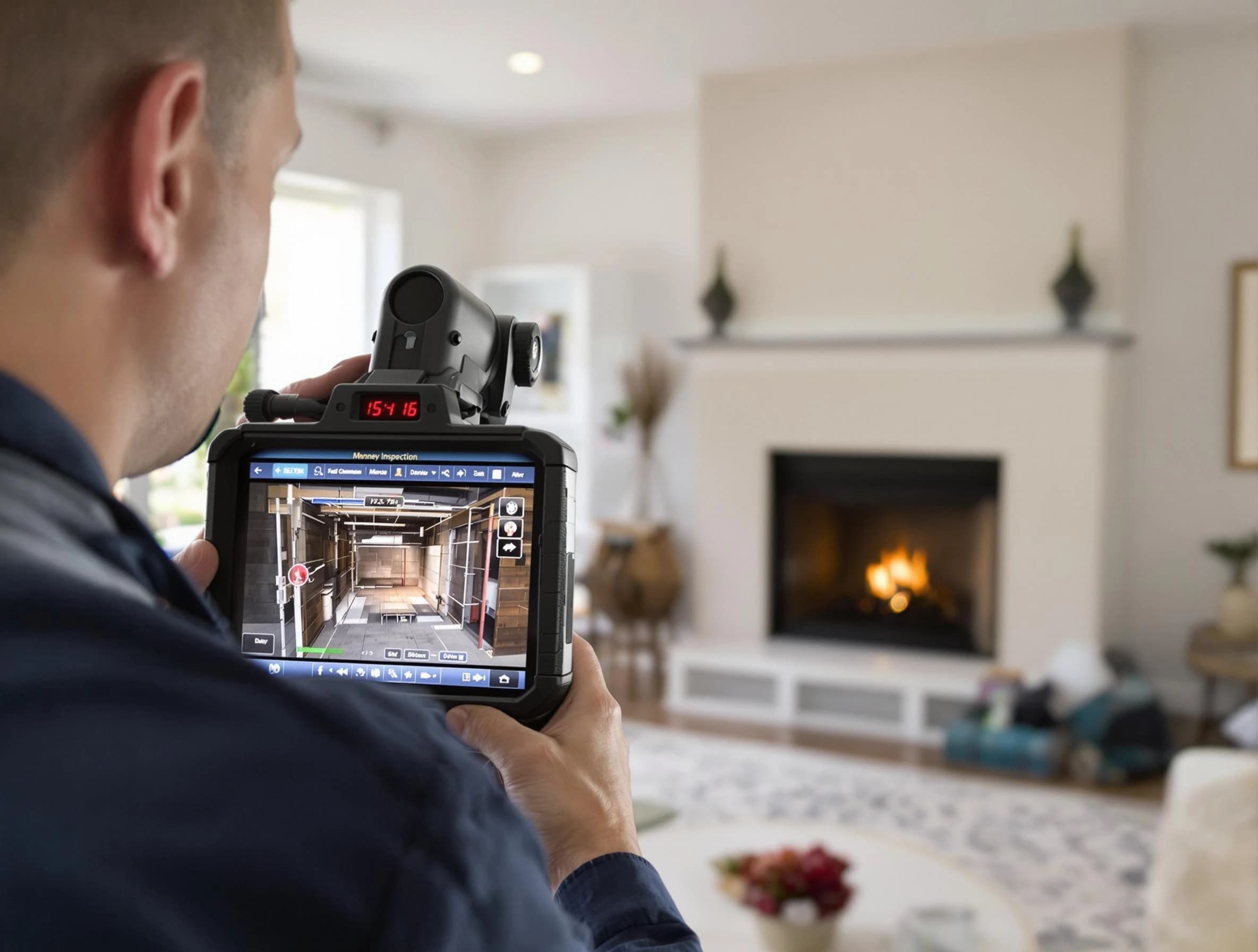 Long Branch Chimney Sweep conducting a thorough chimney inspection in Long Branch, NJ