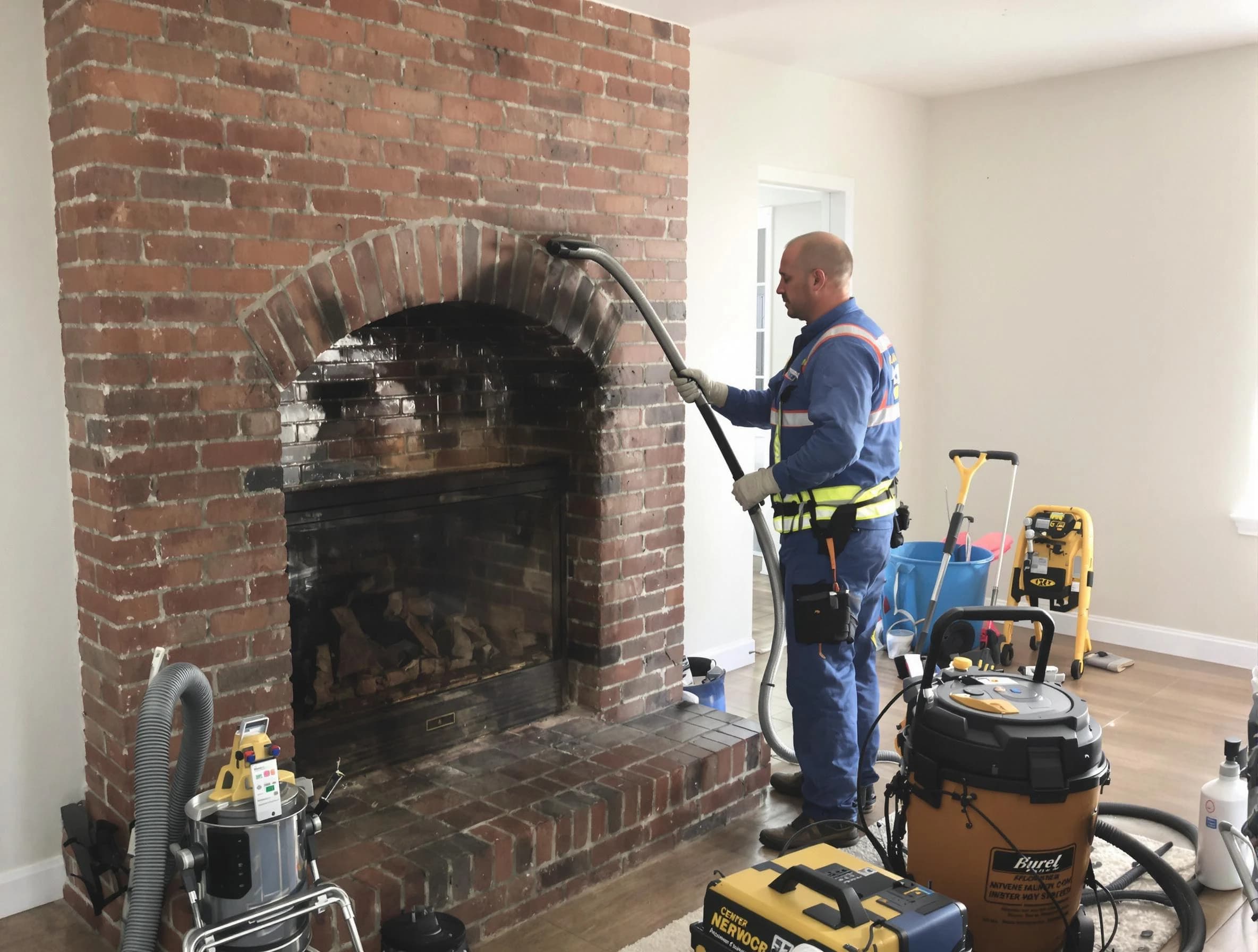 Long Branch Chimney Sweep expert performing detailed chimney sweep in Long Branch, NJ