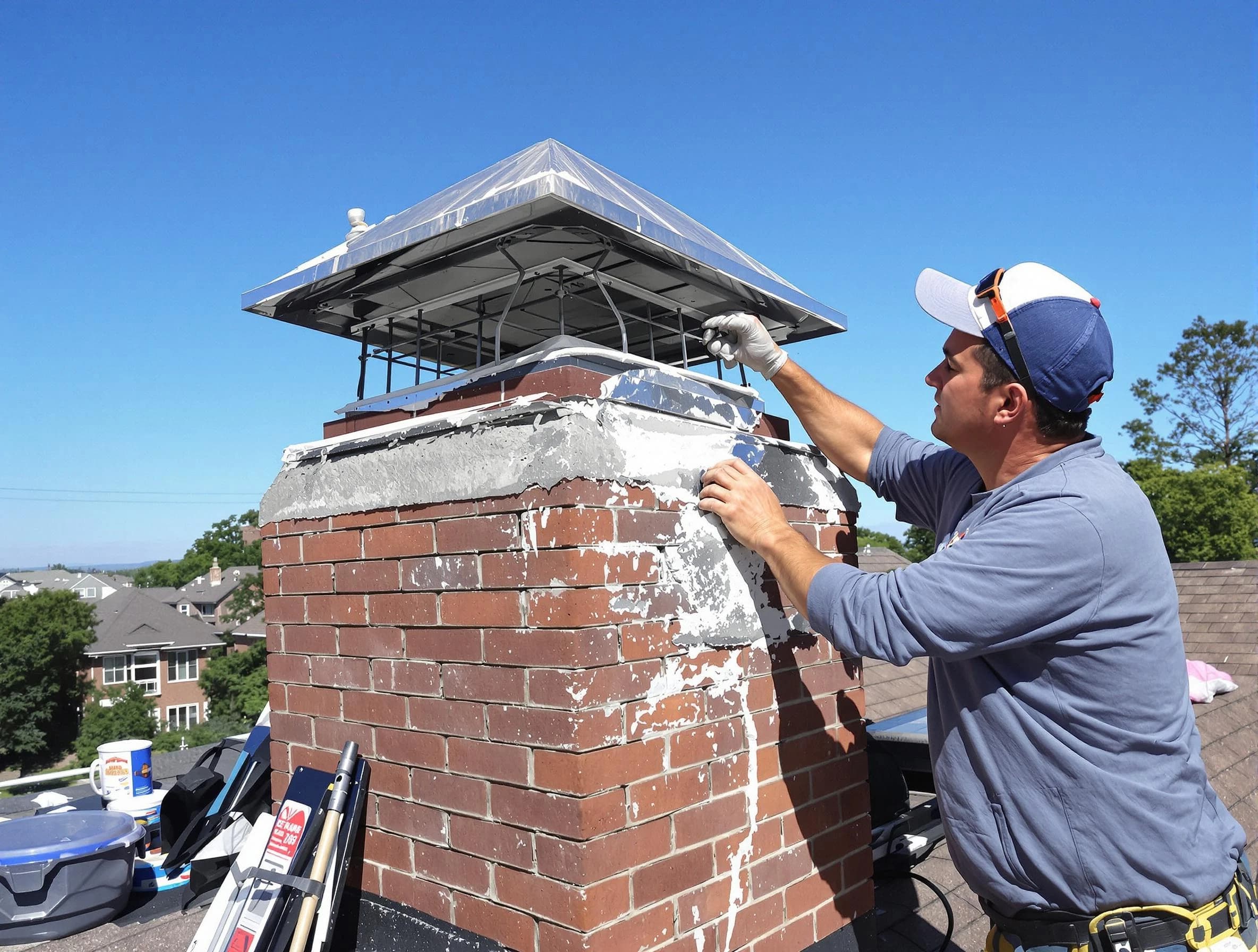 Chimney Crown Services service in Long Branch, NJ